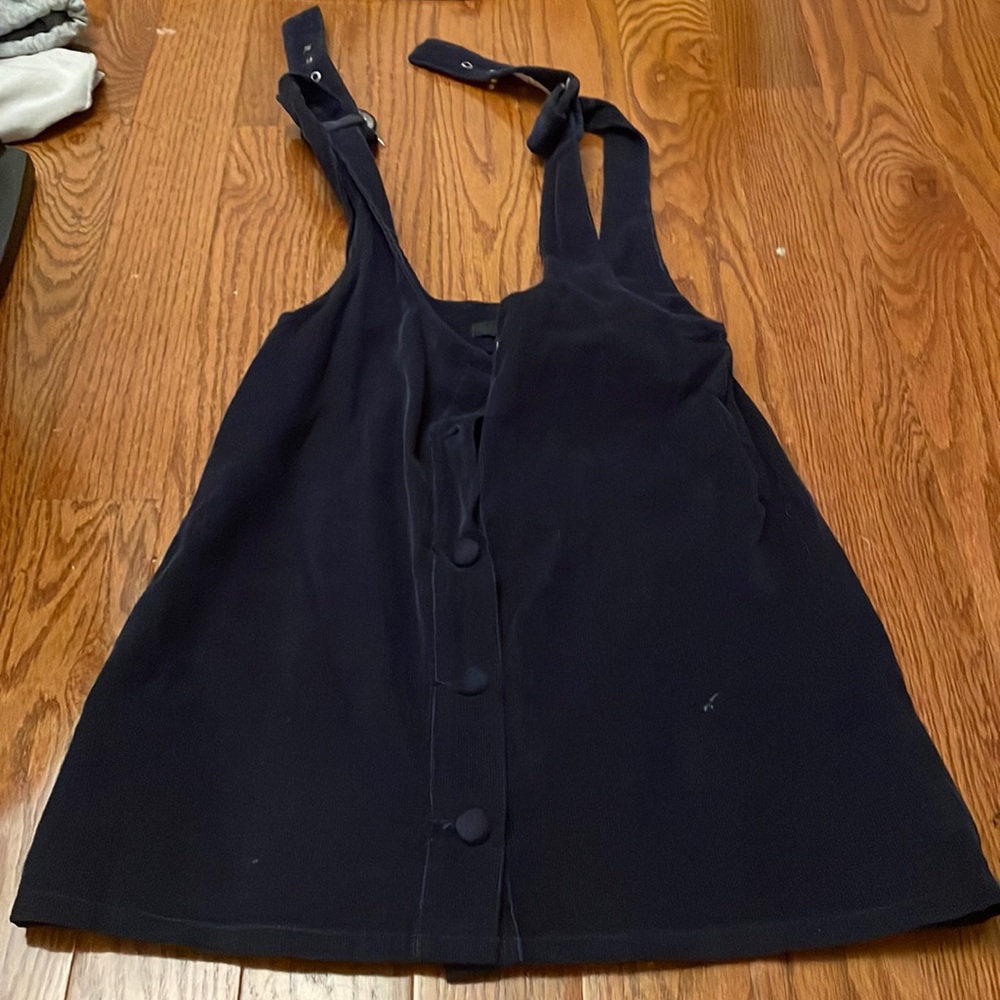 Corduroy overall dress